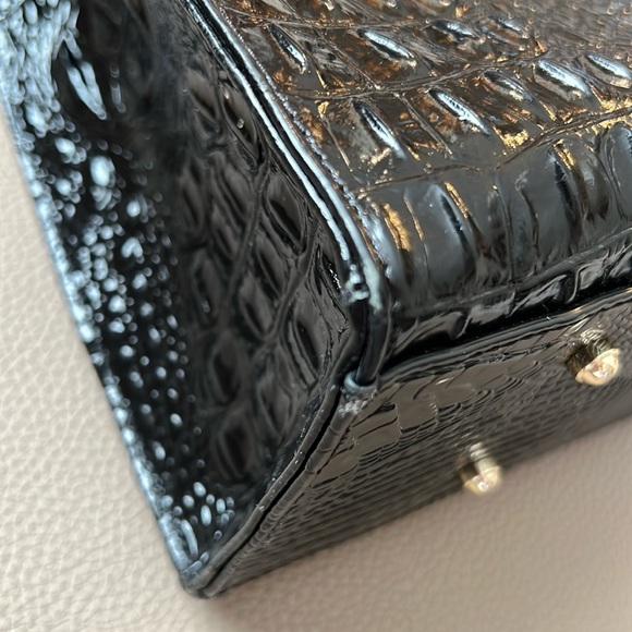 BRAHMIN LEATHER TOTE HANDBAG - Picture 8 of 11